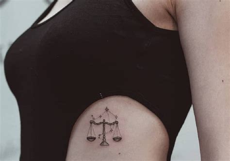 signo libra tatuaje mujer|Tatuajes del signo libra para mujeres